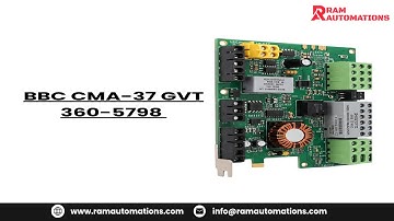 BBC CMA-37 GVT 360-5798 Voltage Monitoring Card | Industrial PCB Module | Ram Automations