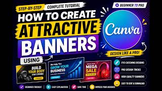 Canva Banner Design Tutorial 2026 | Make Eye-Catching Designs