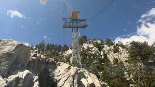 Full ride Palm Springs Ariel Tramway cable car 4K