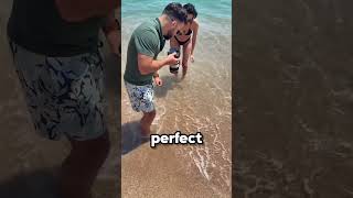 He Dropped A Wedding Ring In The Ocean For This...