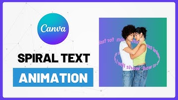 How to Create Spiral Text Animation for Fashion Brand in Canva