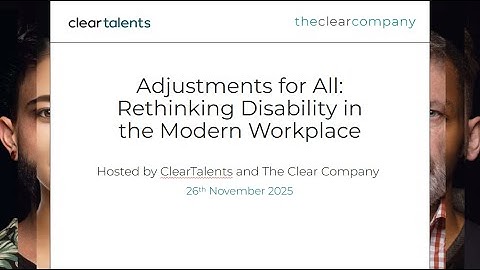Adjustments for All: Rethinking Disability in the Modern Workplace