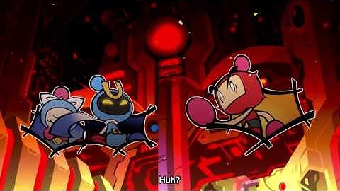 Super Bomberman R: Planet Technopolis - Ending scene (Magnet, Red and Aqua)