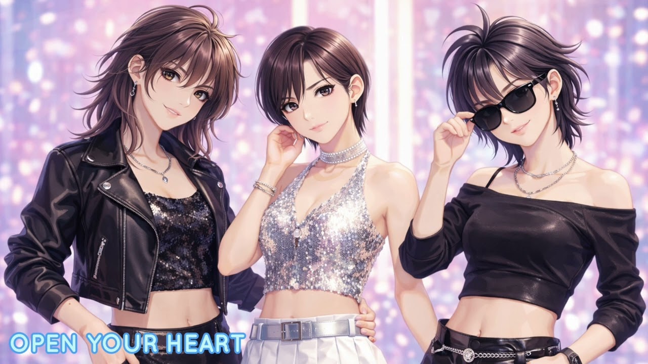 OPEN YOUR HEART / TMN （Cover） – Neon K-POP Edit | Artificial JPop Archive