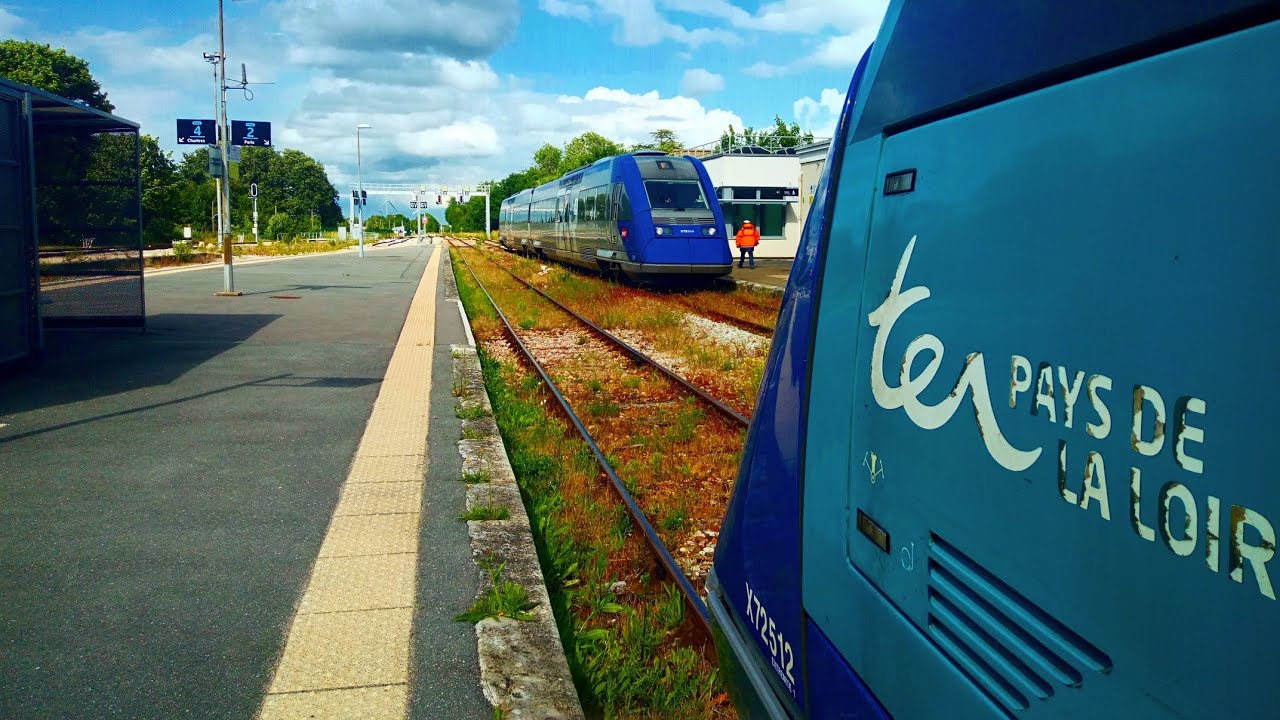 De Châteaudun à Paris Austerlitz en cabine de l'X72536
