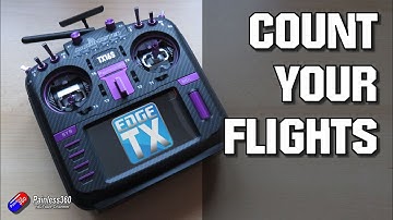 Houd automatisch het aantal vluchten bij met deze EdgeTX-widget