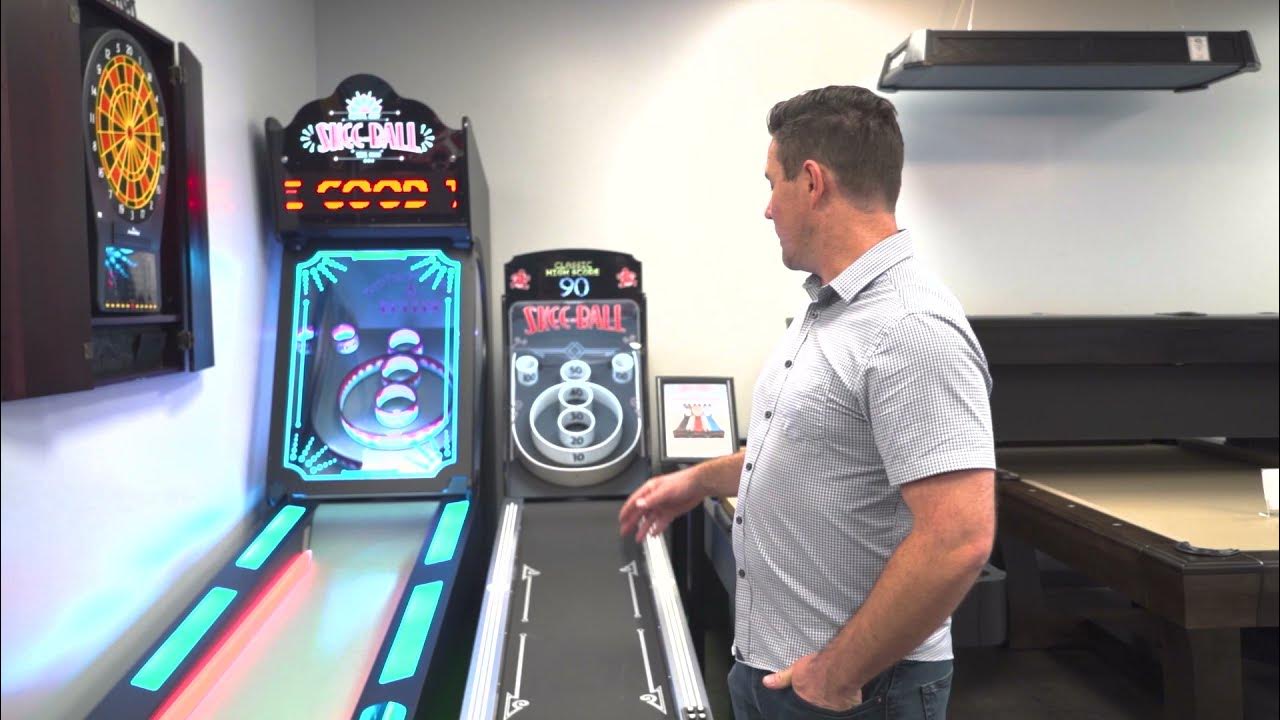 Close up of our fun Skee Ball Machines Perfect Family Fun at Home or(04)