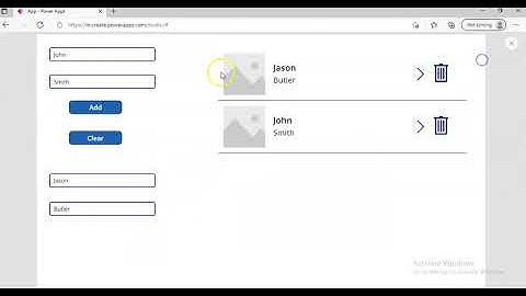 Lesson72 - Collections Remove Patch Gallery.Selected  - Power Apps 1000 Videos