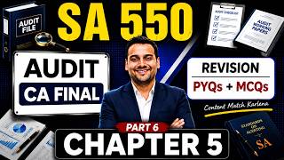 L23 I SA 550 I Audit CA Final I Nov 26 I CA Ankit Oberoi