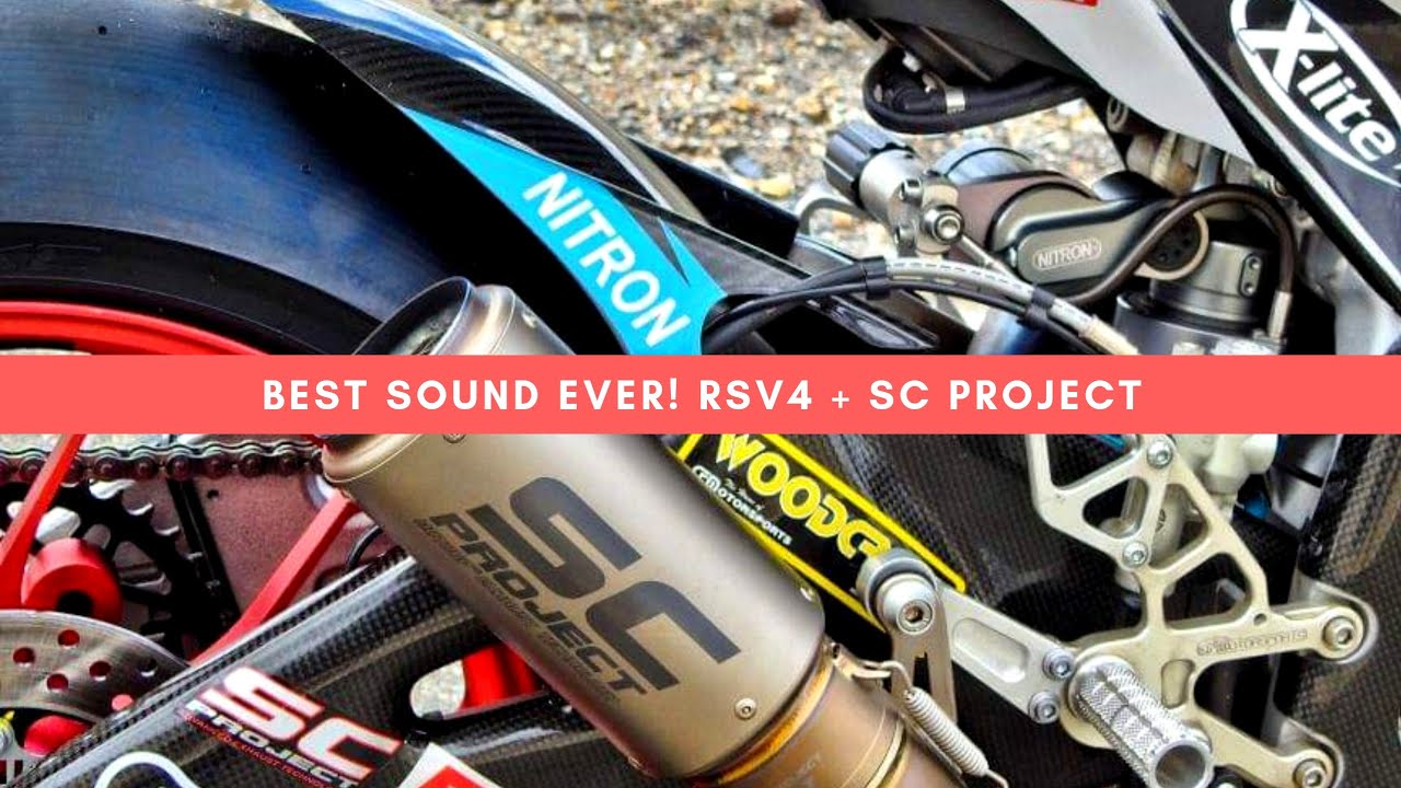 Best sound EVER!! Aprilia RSV4 / SC Project exhaust YouTube