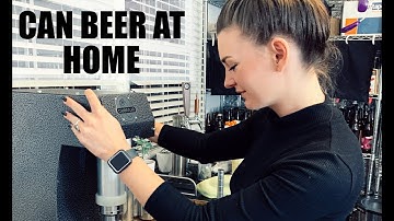 How to Can Beer with the Cannular Seamer