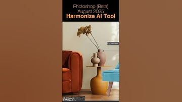 New Harmonize AI Tool in Photoshop (Beta)#shortfeed #shortvideo #shortviral #shorts #photoshop
