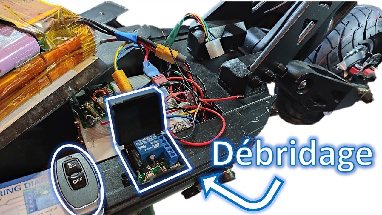 Installer facilement un boitier de débridage à 15€ pour trottinette (1 ou 2 moteurs) - Weebot Zephyr