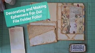 File Folder Folio - Ephemera & Extra Pockets From Our Scraps