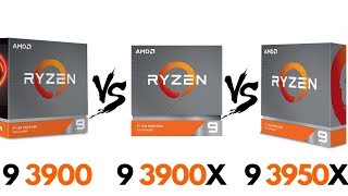 Ryzen 9 3900 vs Ryzen 9 3900X vs Ryzen 9 3950X | Ryzen 9 3950X vs Ryzen 9 3900X | BENCHMARKS