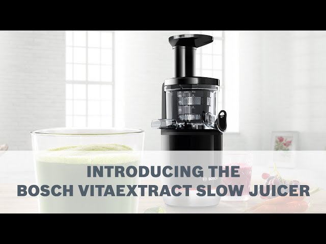 Introducing the Bosch VitaExtract Juicer - YouTube Slow