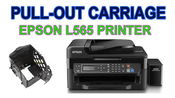 HOW TO DISASSEMBLE CARRIAGE OF EPSON L565 PRINTER FOR CLEANING