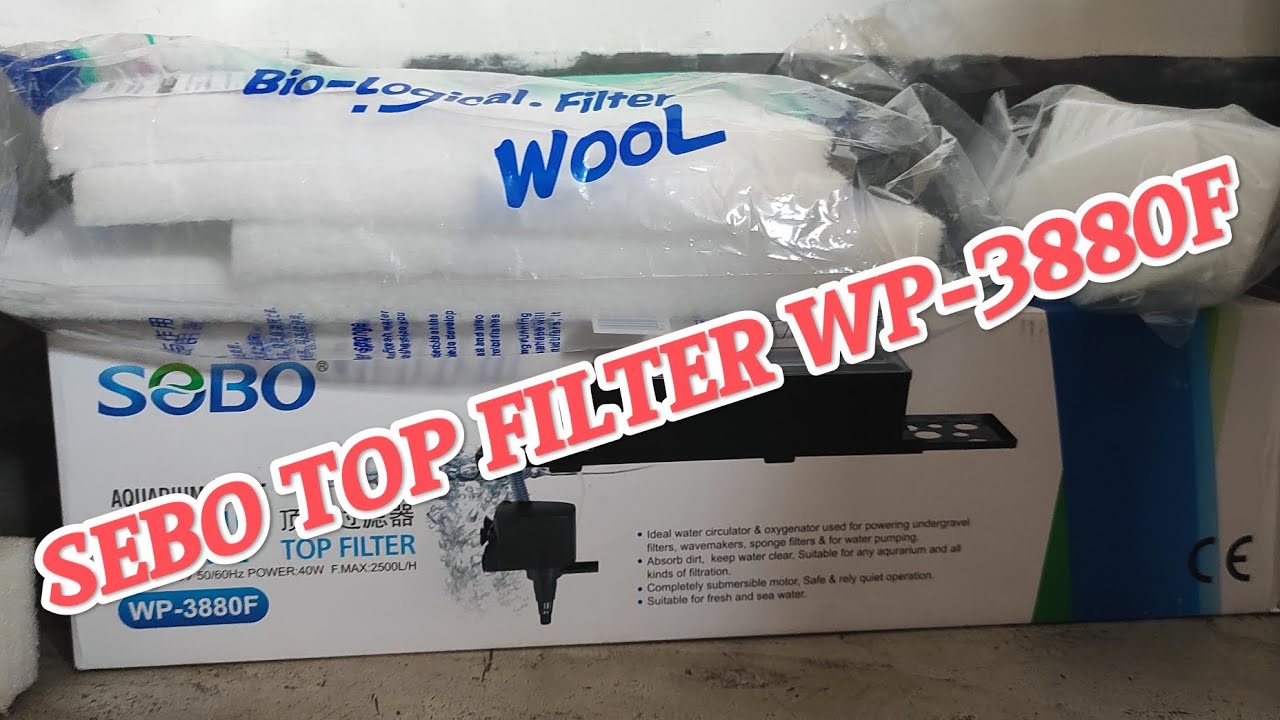 UNBOXING//SEBO TOP FILTER WP-3880F #topfilter #fish #aquarium #fishing ...
