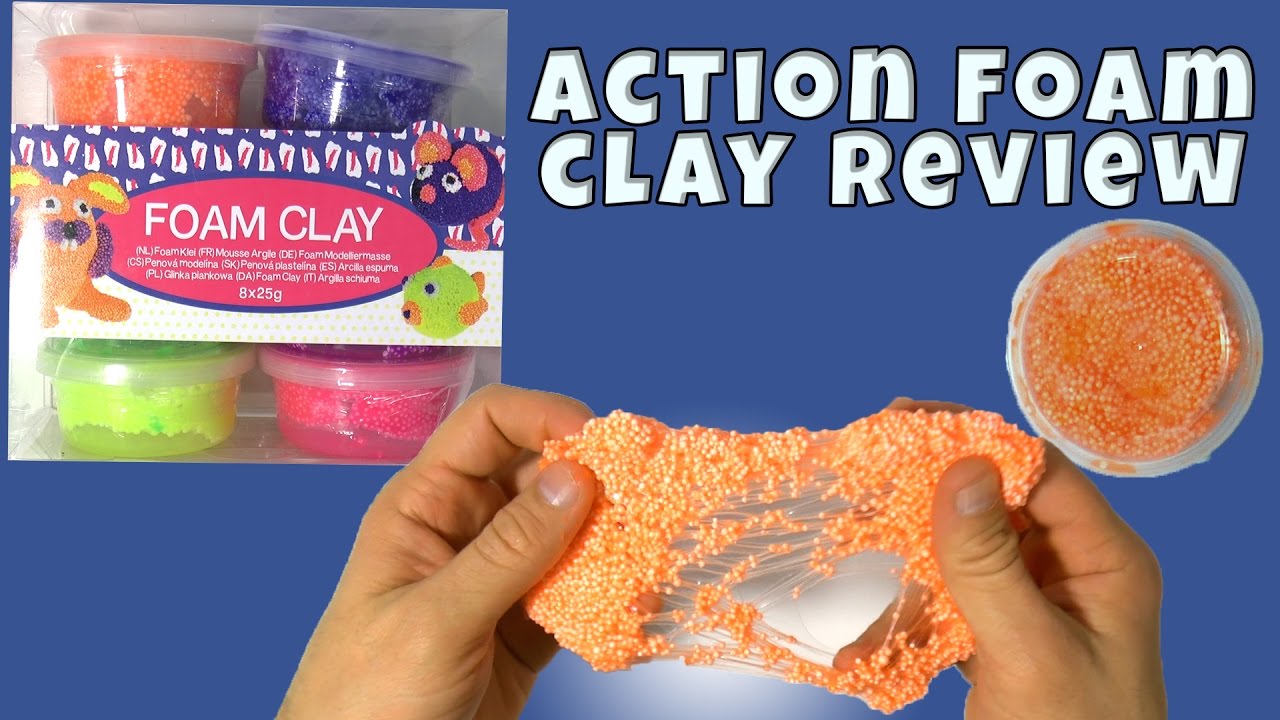 Cumulatief piek veel plezier Foam Clay van de Action review. Sticky! Is dit slijm? - YouTube