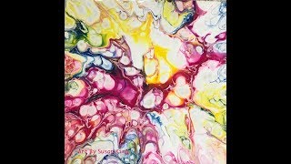 (161) Alcohol ink and Acrylic Paint Spin Technique