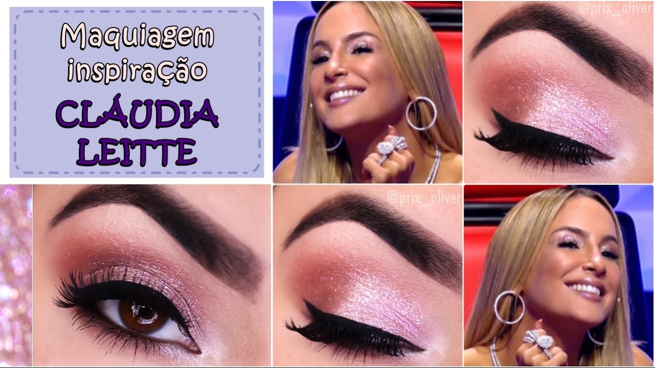 ✨Maquiagem gliterinada inspiração Claudia Leitte | Catharine Hill e Bitarra