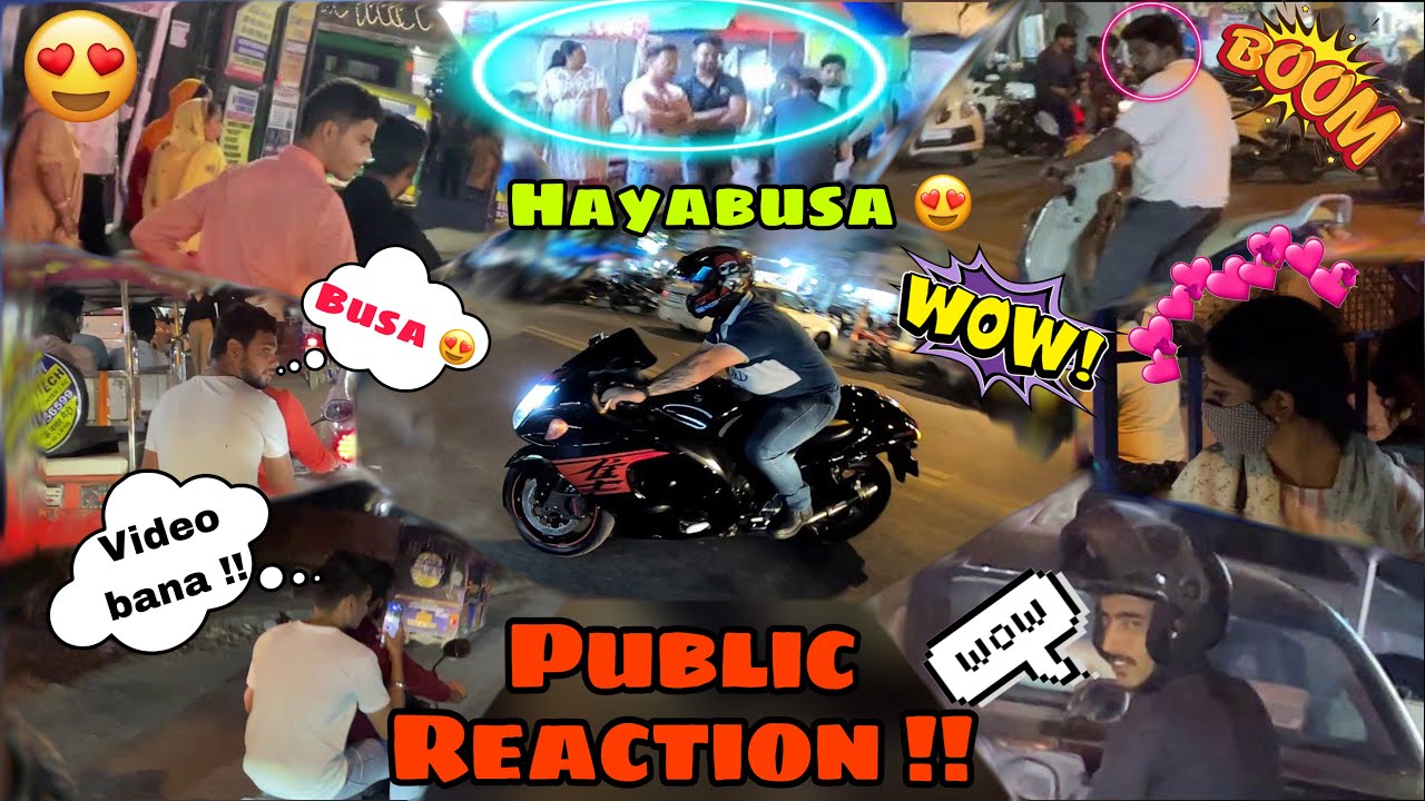 Girls Crazy Market Reaction 💖 on Hayabusa 🔥II 3 Superbikes in Market😍🔥|| 