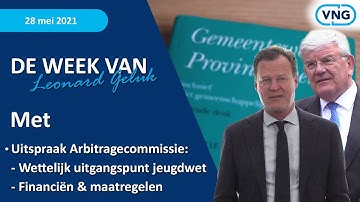 Wettelijk uitgangspunt jeugdwet en financiën & maatregelen - Week Leonard Geluk 28 mei 2021