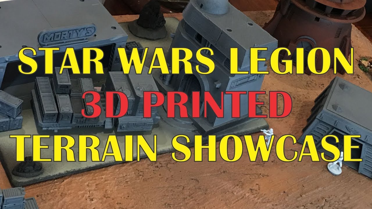 Stars Wars Legion 3D Terrain Showcase - YouTube