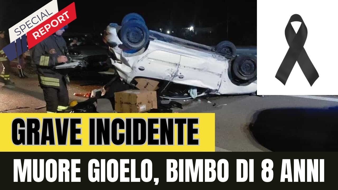 Incidente sulla Palermo-Catania: Muore Gioele, Bimbo di 8 Anni - YouTube