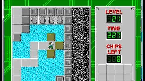 CCLP3 level 21 solution - 211 seconds