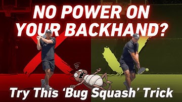 Je backhand met twee handen mist kracht om één reden