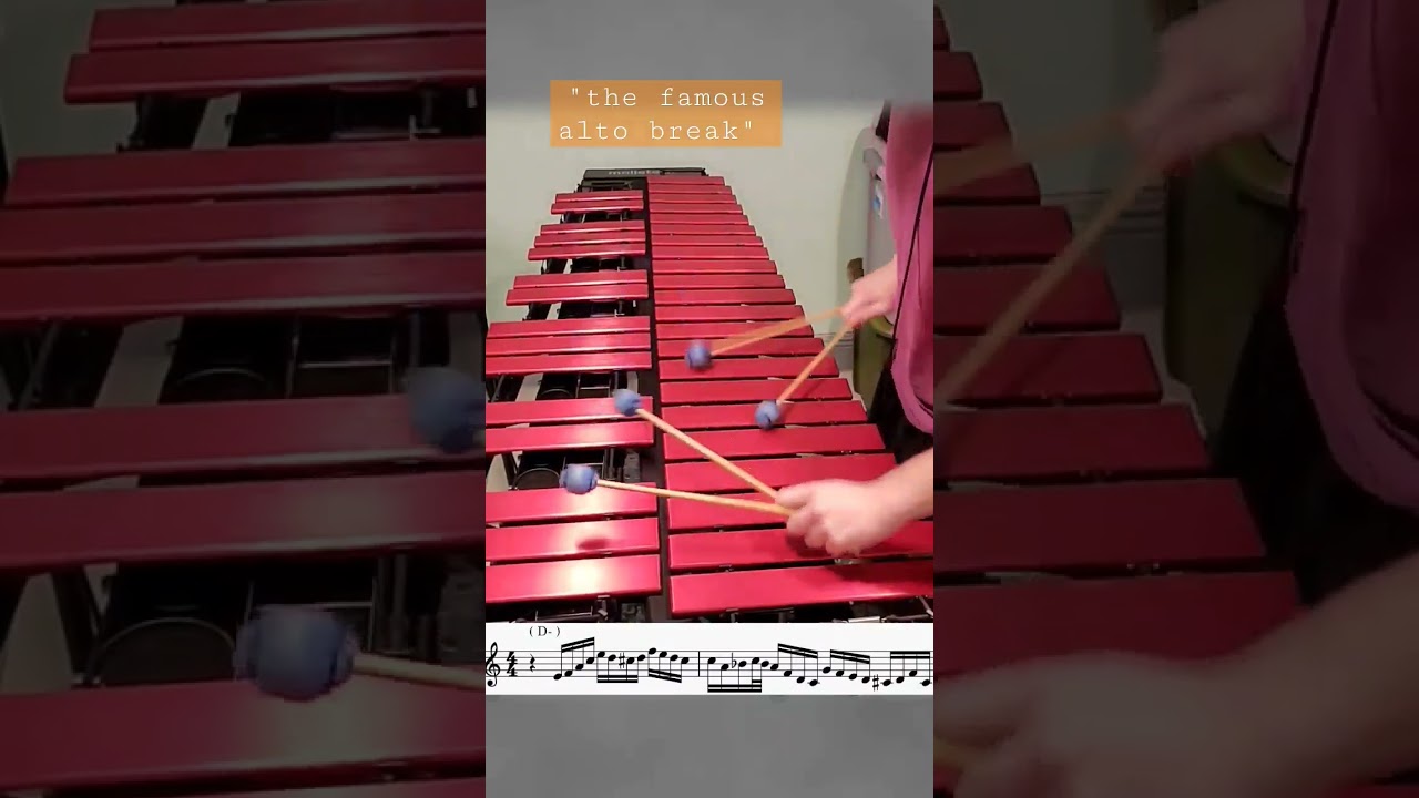 Charlie Parker Night in Tunisia "Famous Alto Break" // Jazz Vibraphone Transcription