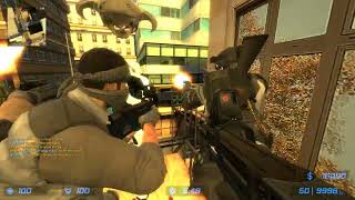 Playing Counter-Strike: Source - Zombie Escape Server