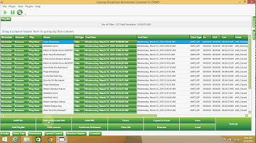 Cable TV Playout software Playlist First Add File