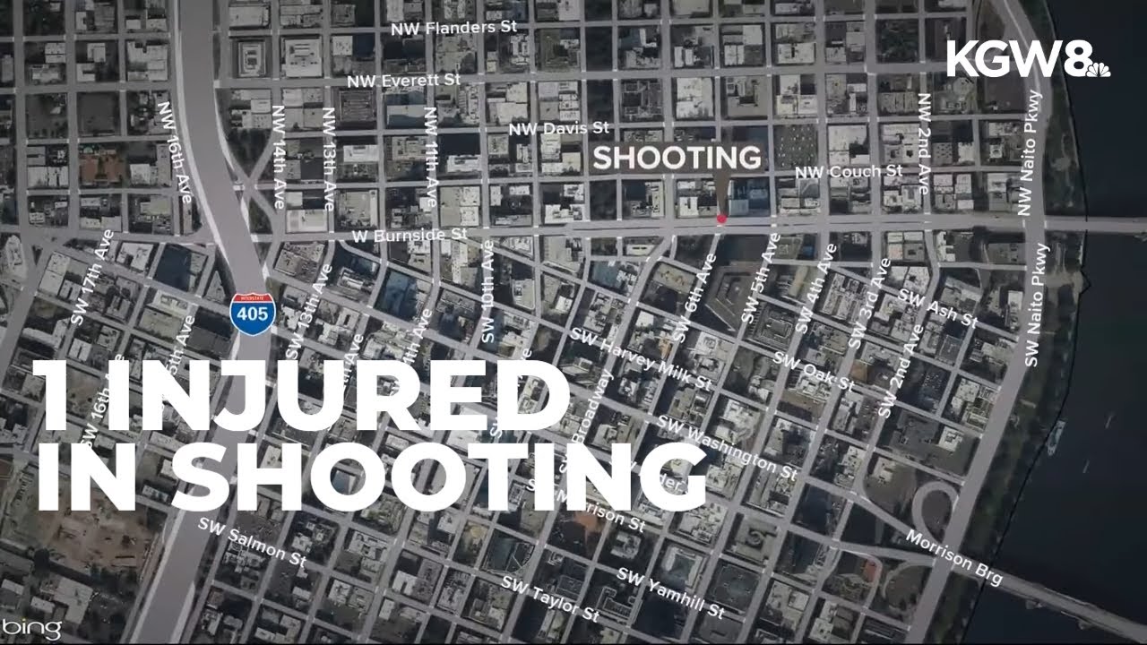 1 injured in downtown Portland shooting - YouTube