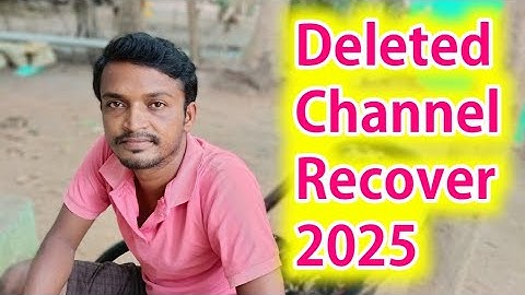 Just 5 Minutes 😲 How To Recover Permanently Deleted YouTube Channel In Tamil 2025 || Selva Tech 