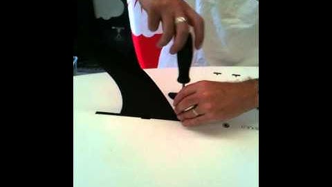 How to Install Epoxy SUP Center Fins by SUNNY KING PADDLEBOARDS.MOV