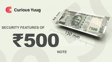 Security Features of 500 Rupee Note || Indian Currency || RBI || Information Video || 3D Animation