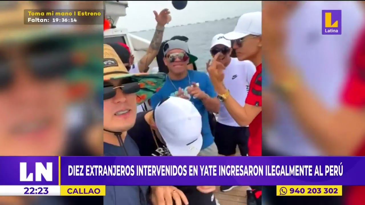 🔴 Policía interviene a 19 extranjeros en yate con armas, droga y joyas