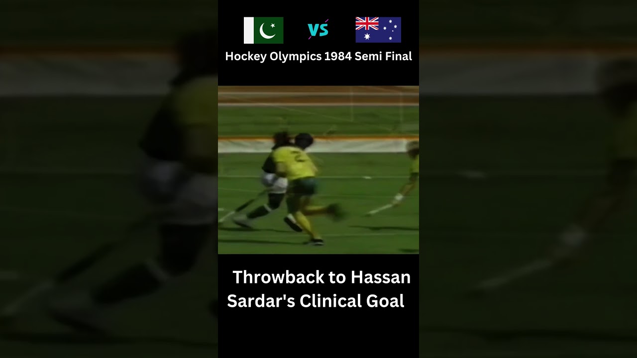 Hassan Sardar’s Decisive Goal vs Australia | Olympics 1984 Semi Final | Pakistan’s Road to Gold