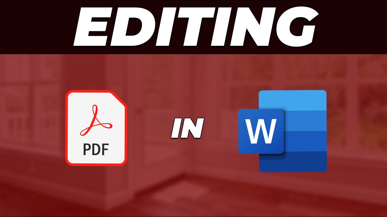 How to Edit PDF File in Microsoft Word #short - YouTube