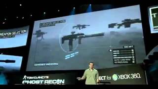 E3 2011 Ghost Recon FutureSoldier Demo Kinect Capable