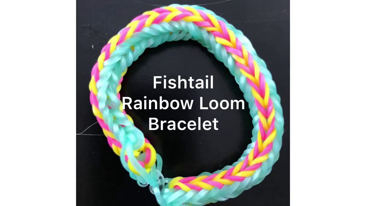 How to Make a Rainbow Loom Cross Quadfish Bracelet YouTube