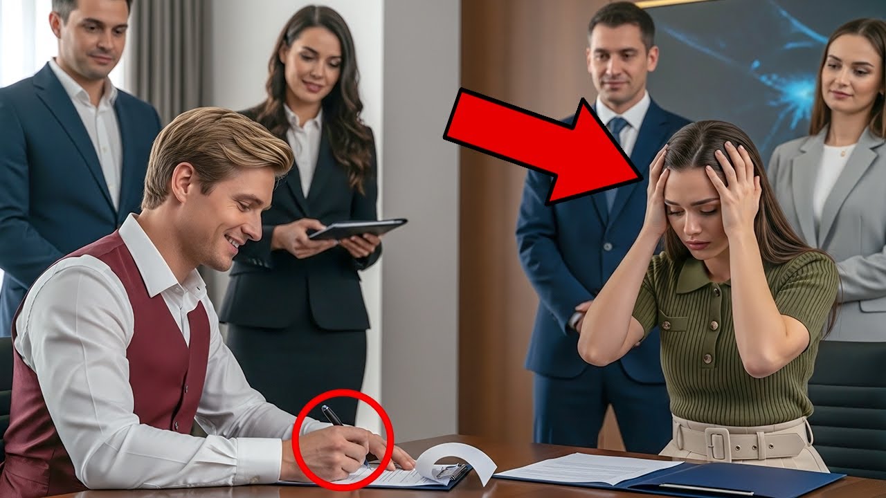 He Signed the Divorce Papers Laughing — Three Months Later She Bought His Company