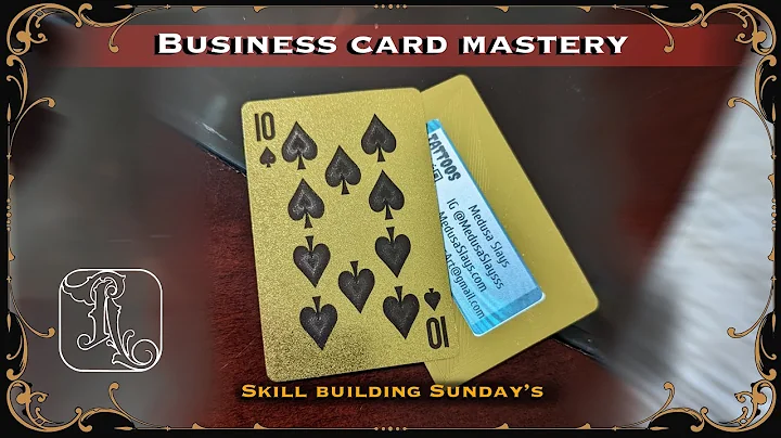 Making Your Business Cards Stick Out  | Skill Building Sundays with Jason Leeser Ep #72