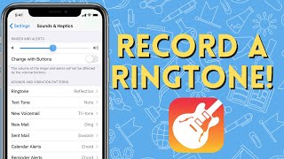 Record a Ringtone with Your Voice using Garageband screenshot 4