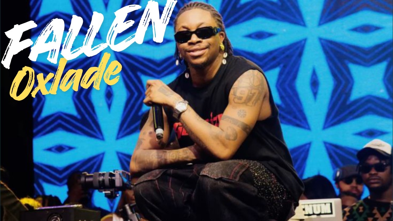 Oxlade - Fallen (Lyrics Video)