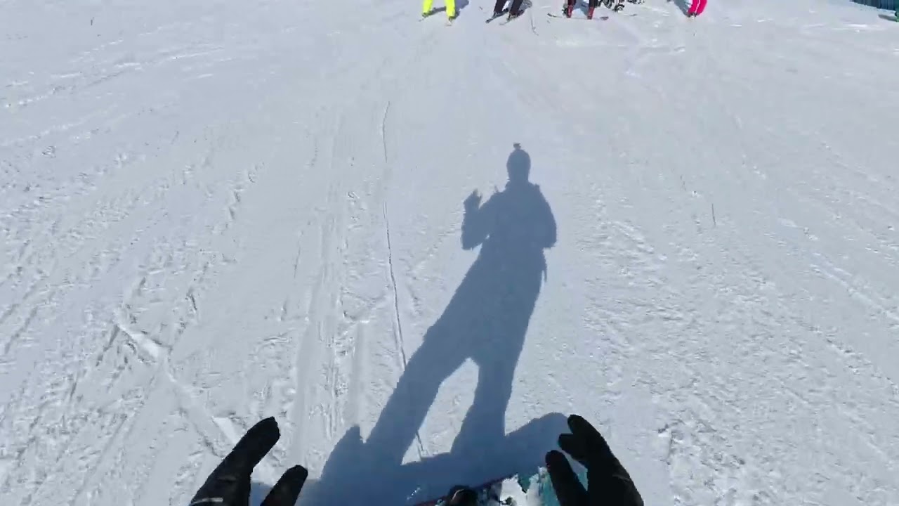 Rogla - Snowboarding on Mašinžaga Ski Slope