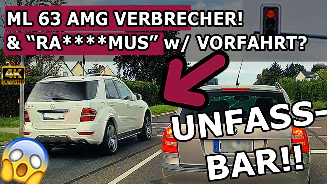 RICHTIG ÜBEL: AMG & AUDI RS drehen VÖLLIG durch, Kran haut Schild auf Autos & RoadRage – 4K Dashcams