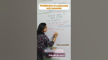 Multiplication of Algebraic Expressions #maths #shorts #algebra